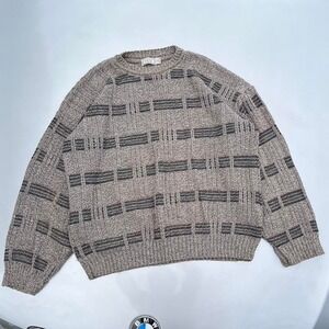 Vintage bugle boy, 3-D knit sweater